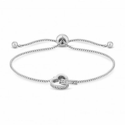 Argos Jon Richard Interlink Heart Toggle Bracelet- Buy online at McGrocer