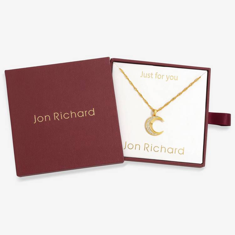Jon Richard 18k gold plated celestial pendant (British brand)
