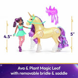 Unicorn Academy Ava Leaf doll set with lights, imported from the UK