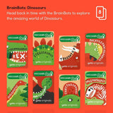 Yoto BrainBots Dinosaurs audio card collection 8 cards (British brand)