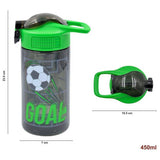 Hox football water bottle pack of 2 500ml (British brand)