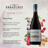 Errazuriz Pinot Noir red wine 75cl - British product