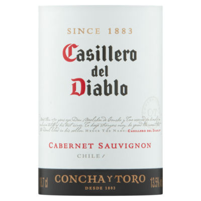 Casillero del Diablo Cabernet Sauvignon wine 18.7cl - British product