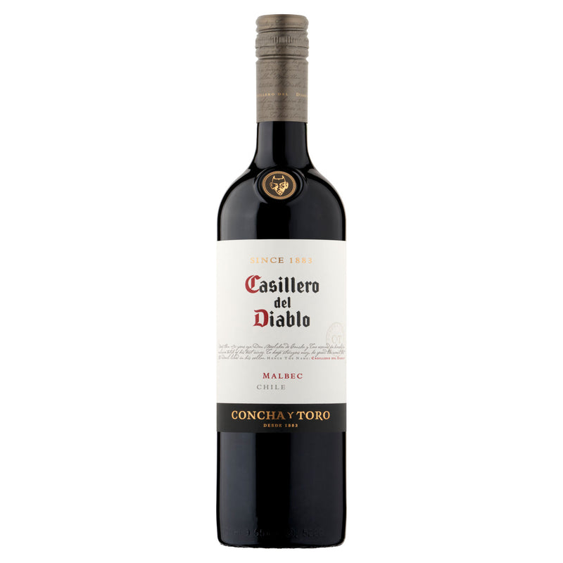 Casillero del Diablo Malbec red wine 75cl - British product