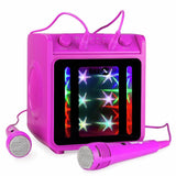 RockJam SingCube 10W Bluetooth karaoke machine with two mics - British product