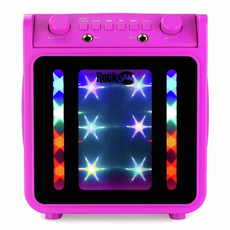 RockJam SingCube 10W Bluetooth karaoke machine with two mics - British product