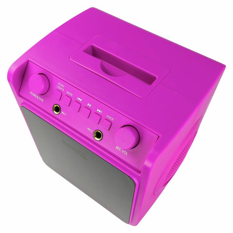 RockJam SingCube 10W Bluetooth karaoke machine with two mics - British product