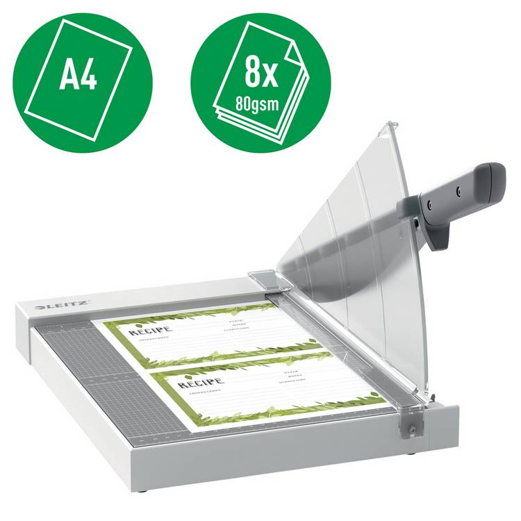 Leitz A4 paper cutter 8 sheets home office UK version
