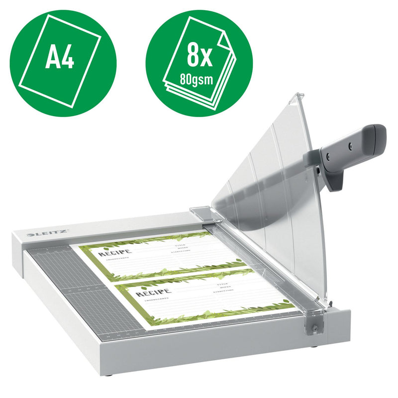 Leitz A4 paper cutter 8 sheets home office UK version