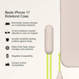 Beats iPhone 17 kickstand case MagSafe Lime Stone, imported from the UK