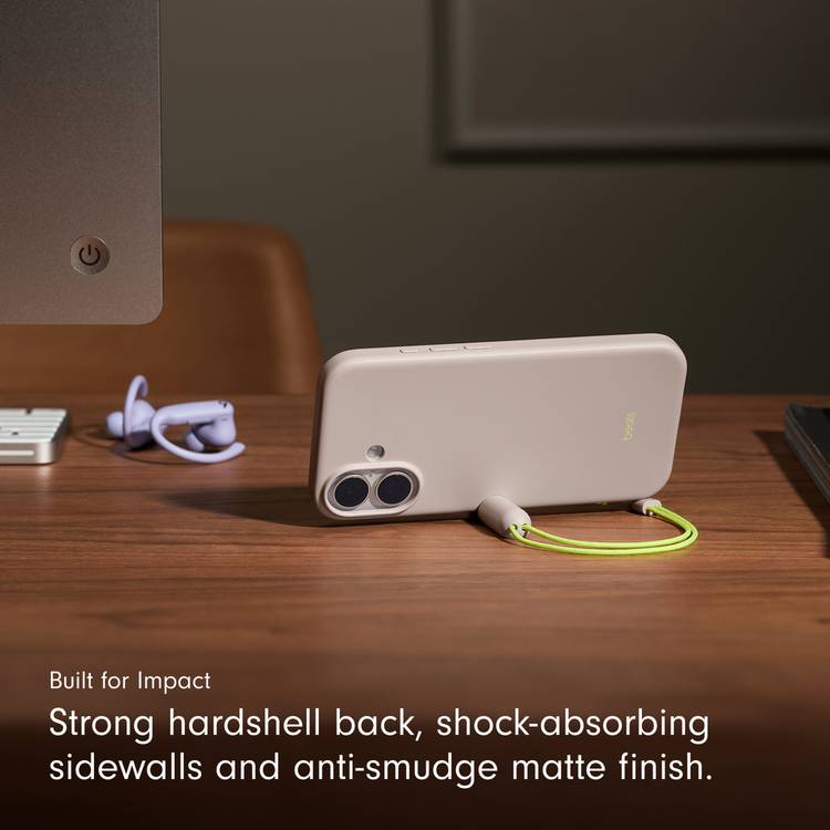 Beats iPhone 17 kickstand case MagSafe Lime Stone, imported from the UK
