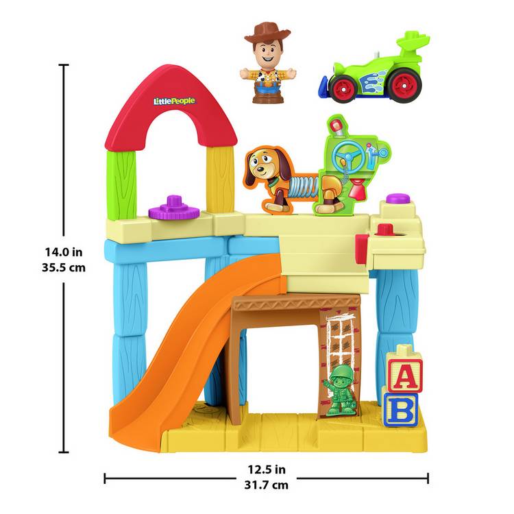 Fisher Price Little People Toy Story Andy's Room toddler playset, UK version