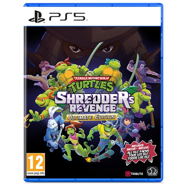TMNT Shredder's Revenge Ultimate Edition PS5 game (British brand)
