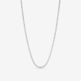 Jon Richard silver round tennis pendant necklace, imported from the UK