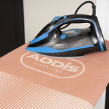 Addis deluxe large ironing board 135x46cm stripes, imported from the UK