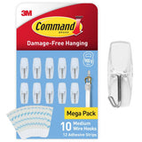 Argos Command Clear Wire Toggle Hooks - Pack of 10- Buy online at McGrocer