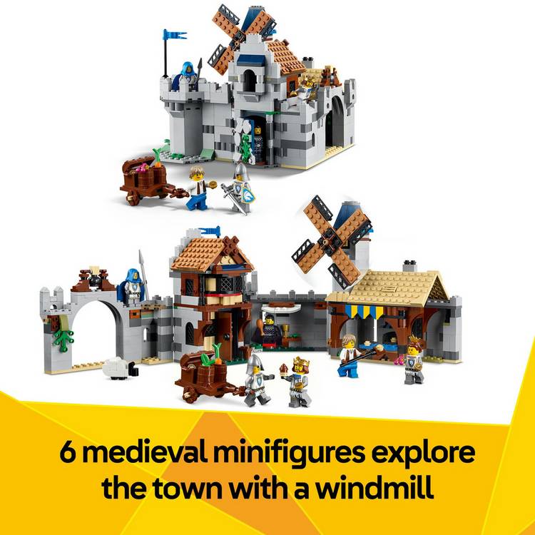 LEGO Creator 3in1 medieval castle toy 1371 pieces - British product