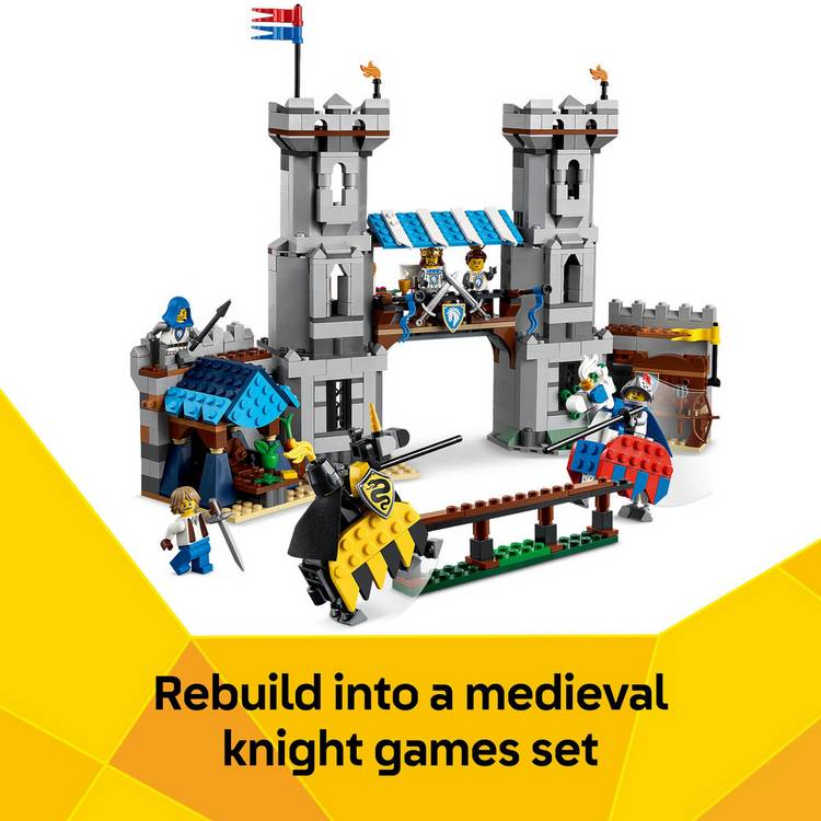 LEGO Creator 3in1 medieval castle toy 1371 pieces - British product