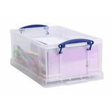 Really Useful clear storage boxes set of 4, imported from the UK