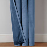 Habitat dimout eyelet curtains navy 117x137cm, imported from the UK