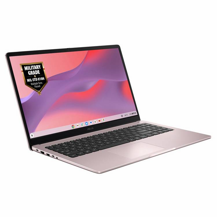 ASUS Chromebook pink 15.6in (British brand)