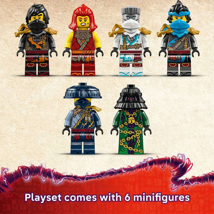 LEGO NINJAGO Temple Bounty boat building set 2387 pieces, imported from the UK