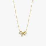Argos Jon Richard Gold Plate Bow Pendant Necklace 45.72cm- Buy online at McGrocer