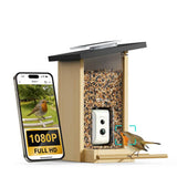 Argos Birdfy Ebony Lite Smart Bird Feeder Solar Panel with Camera- Buy online at McGrocer