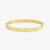 Argos Jon Richard Gold Plated Crystal Bangle- Buy online at McGrocer