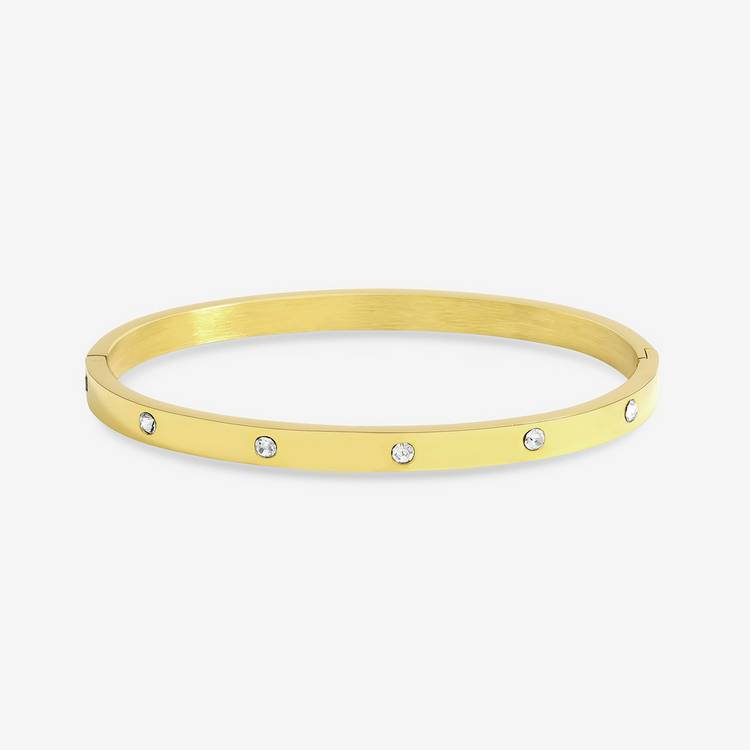 Jon Richard gold plated crystal bangle - British product