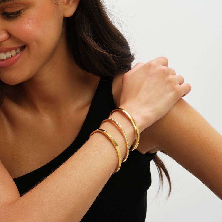 Jon Richard gold plated crystal bangle - British product