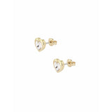 Ted Baker heart stud earrings clear crystal, UK version