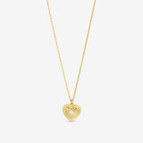 Jon Richard gold plated heart pendant necklace, imported from the UK