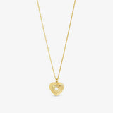 Jon Richard gold plated heart pendant necklace, imported from the UK