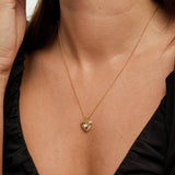 Jon Richard gold plated heart pendant necklace, imported from the UK