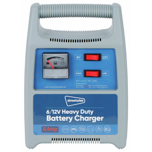Streetwize 8 Amp 12V Automatic Battery Charger - British product