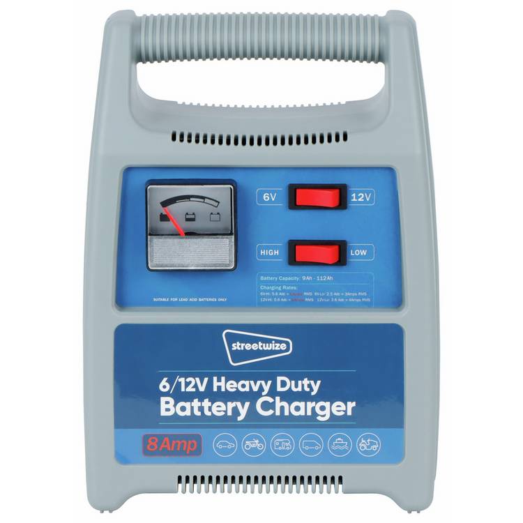 Streetwize 8 Amp 12V Automatic Battery Charger - British product