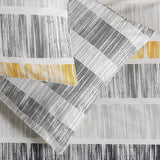 Habitat mono variegated stripe grey double bedding set - British product