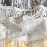Habitat mono variegated stripe grey double bedding set - British product