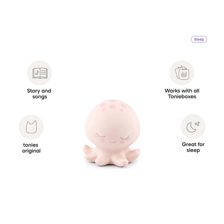 Tonies Sleepy Octopus audio story character, UK version
