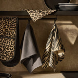 Argos Home kitchen textile set grey animal print, imported from the UK