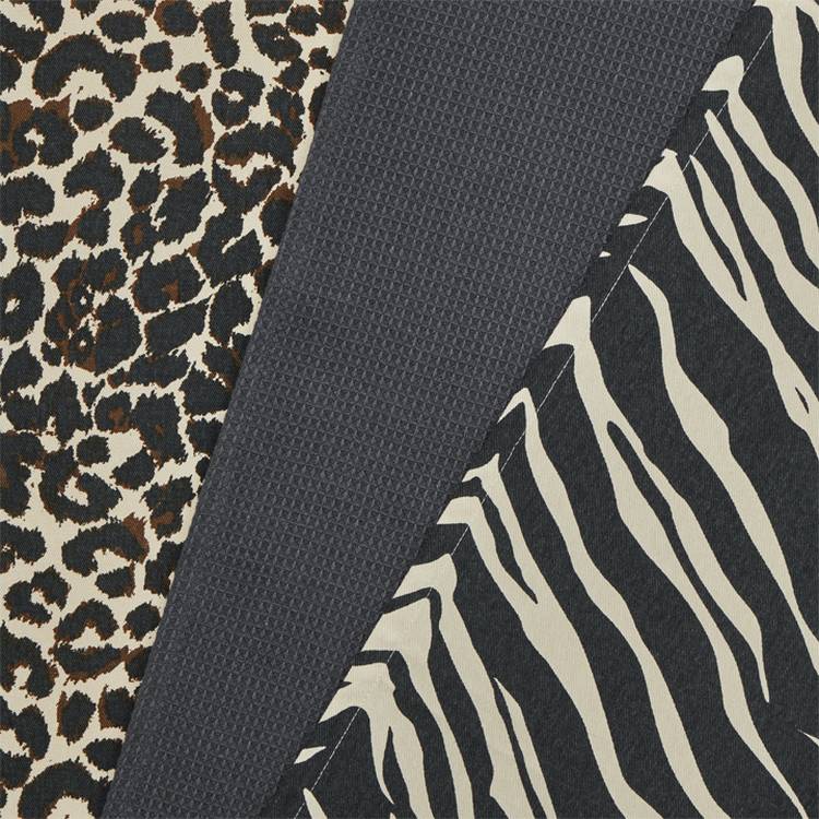 Argos Home kitchen textile set grey animal print, imported from the UK