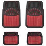 Argos Streetwize Heavy-Duty Rubber Car Mat Set - Red Trim- Buy online at McGrocer