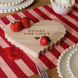 Argos Argos Home Share The Love Wooden Heart Platter- Buy online at McGrocer