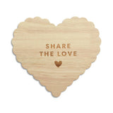 Argos Home wooden heart platter serving board, UK version