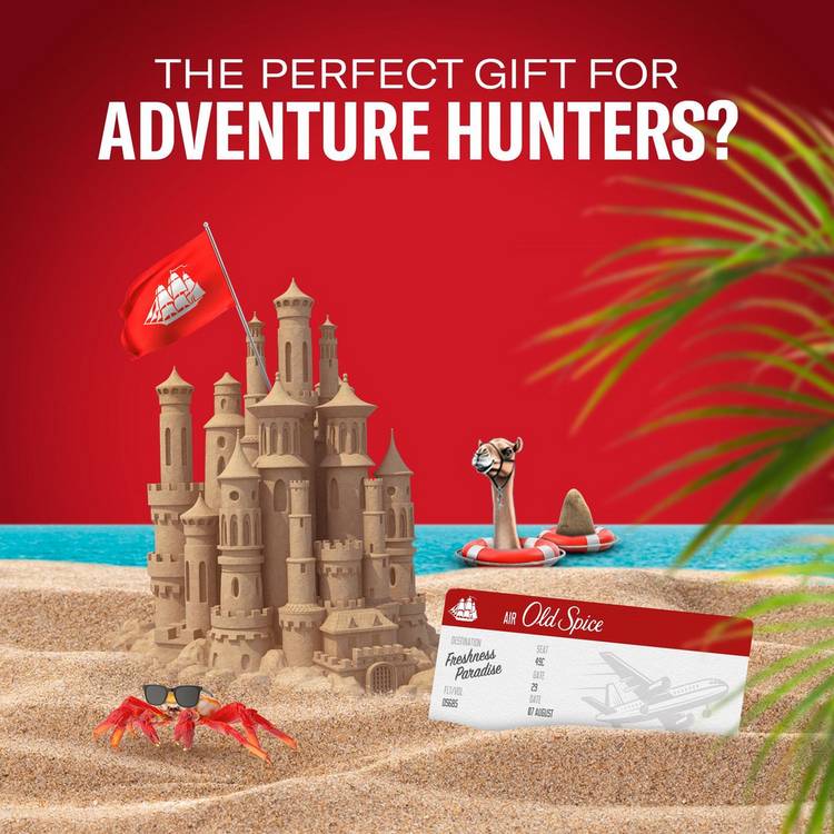Old Spice Captain Travel Bag Gift Set (British brand)