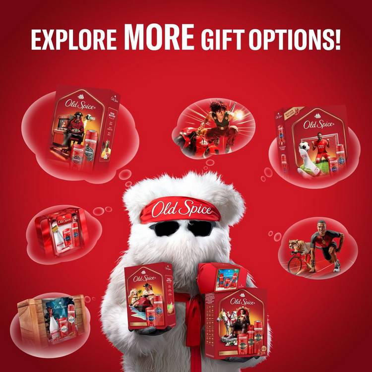 Old Spice Captain Travel Bag Gift Set (British brand)