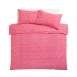 Argos Home bedding set red stripe single (British brand)