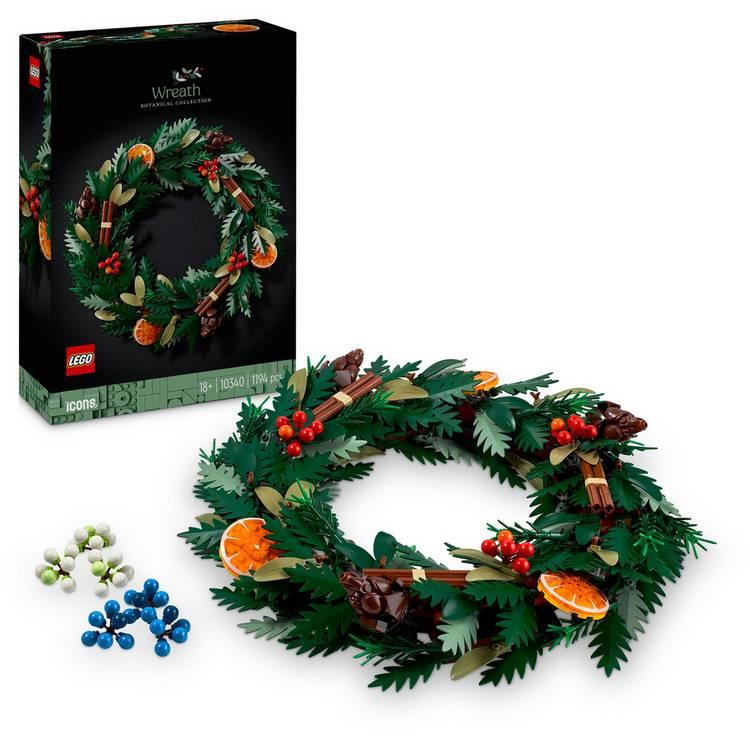 LEGO Botanicals Wreath building set 1194 pieces (British brand)