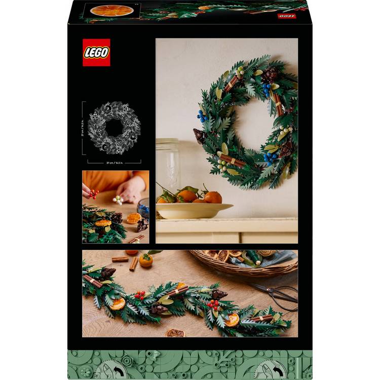 LEGO Botanicals Wreath building set 1194 pieces (British brand)
